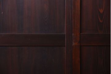 古民具・骨董　明治期　美品!アンティーク帯戸4枚セット