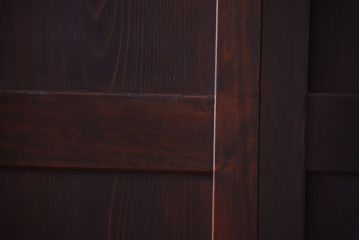 古民具・骨董　明治期　美品!アンティーク帯戸4枚セット