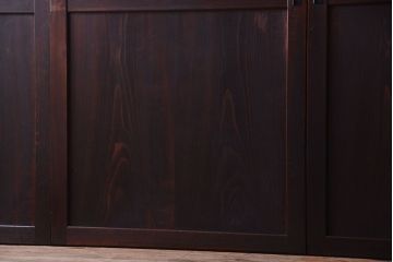 古民具・骨董　明治期　美品!アンティーク帯戸4枚セット