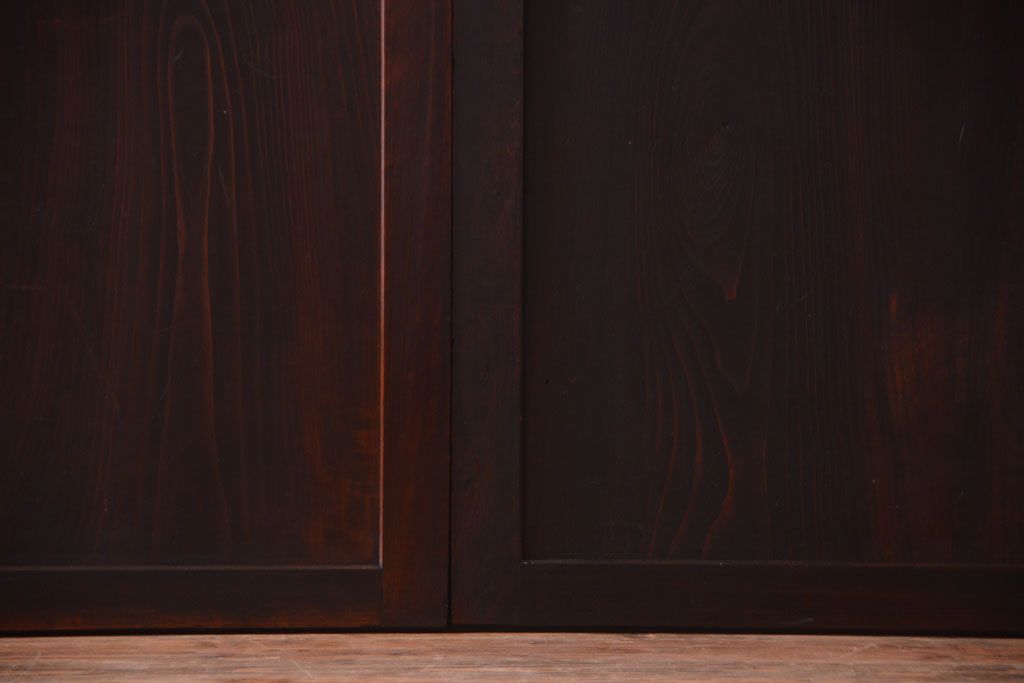 古民具・骨董　明治期　美品!アンティーク帯戸4枚セット