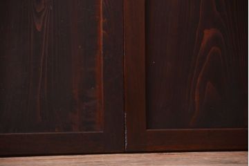 古民具・骨董　明治期　美品!アンティーク帯戸4枚セット