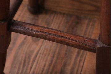 アンティーク家具　アンティーク　古い木のおしゃれな丸スツール