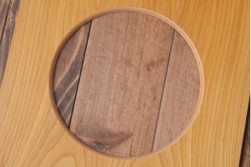 中古　天童木工　座イス2脚セット(2)