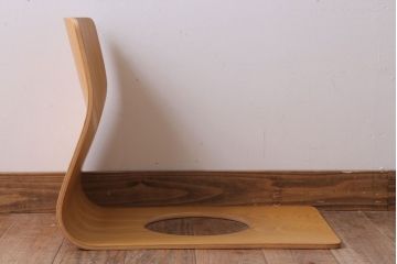 中古　天童木工　シンプルな座イス(1)