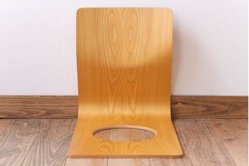 中古　天童木工　シンプルな座イス(2)