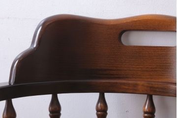 中古　飛騨産業　キツツキマーク　穂高　アームチェア(キャプテンチェア)(3)