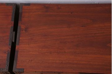 アンティーク家具　古民具・骨董　明治期　総桐材!アンティーク上手物観音箪笥(衣装箪笥、桐箪笥、桐たんす)