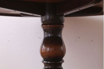 中古　飛騨産業　キツツキマーク　穂高　ラウンドテーブル(ダイニングテーブル)