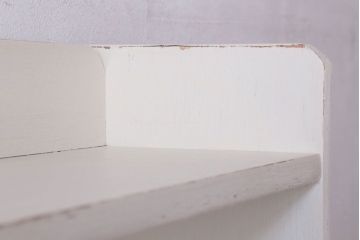 アンティーク家具　アンティークペイント　シンプルな本棚(飾り棚)(1)