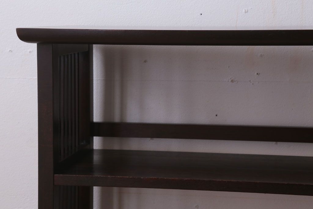 中古　北海道民芸家具　117型　書棚(本棚・飾り棚)