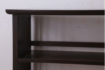 中古　北海道民芸家具　117型　書棚(本棚・飾り棚)