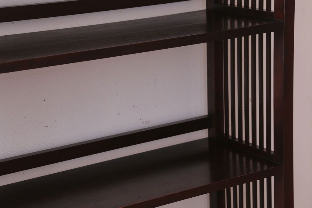 中古　北海道民芸家具　117型　書棚(本棚・飾り棚)