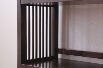 中古　北海道民芸家具　117型　書棚(本棚・飾り棚)