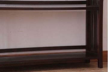 中古　北海道民芸家具　117型　書棚(本棚・飾り棚)