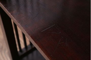 中古　北海道民芸家具　117型　書棚(本棚・飾り棚)