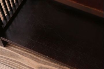 中古　北海道民芸家具　117型　書棚(本棚・飾り棚)