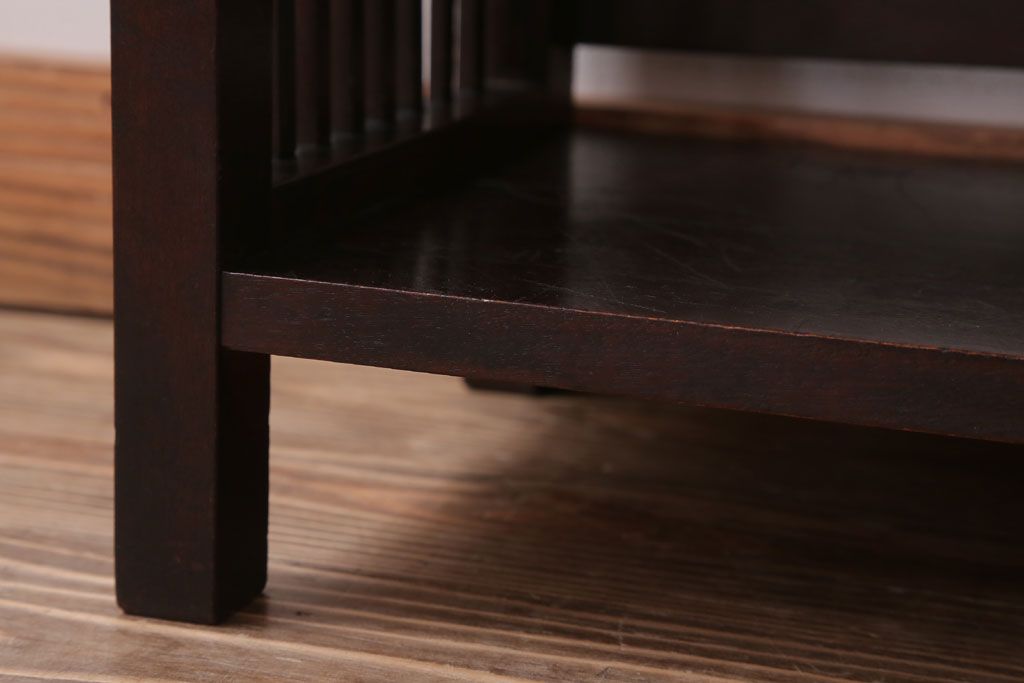 中古　北海道民芸家具　117型　書棚(本棚・飾り棚)