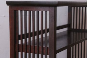 中古　北海道民芸家具　117型　書棚(本棚・飾り棚)