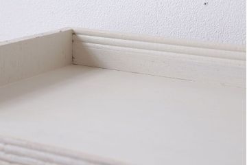 アンティーク家具　アンティークペイント　シンプルな本棚(飾り棚)(2)