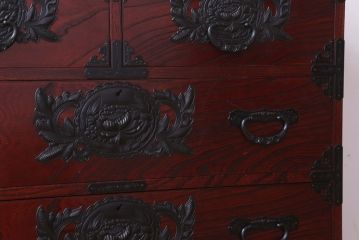 中古　仙台民芸箪笥　衣装箪笥(三尺箪笥・仙台箪笥)(定価356400円)