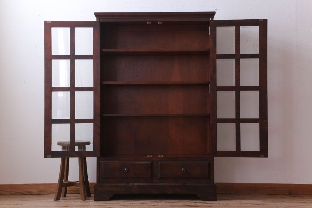 中古　北海道民芸家具　本箱(ブックケース)