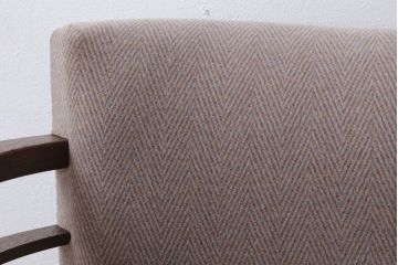 レトロ家具　和製アンティーク　ナラ材のレトロな回転椅子