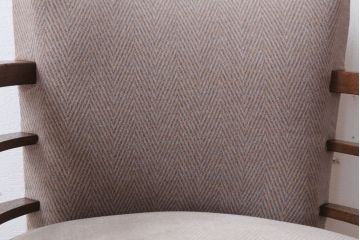 レトロ家具　和製アンティーク　ナラ材のレトロな回転椅子