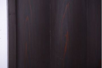 古民具・骨董　明治期　古い木味のアンティーク帯戸2枚セット(2)