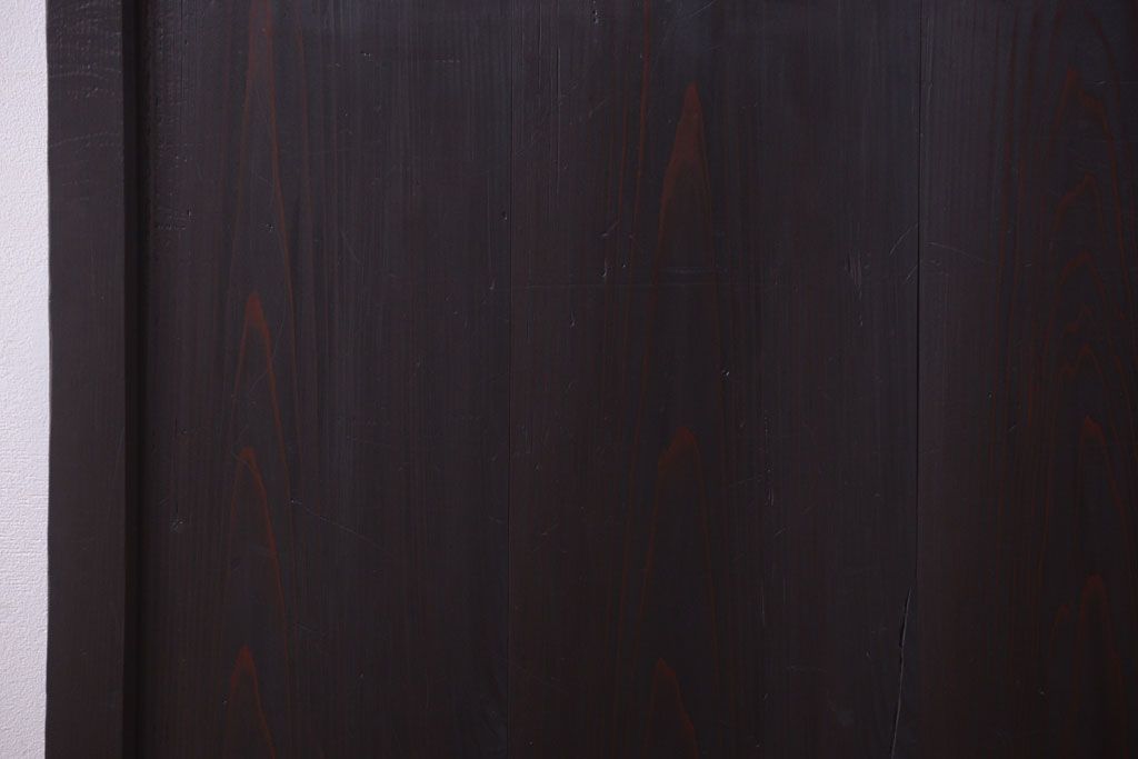 古民具・骨董　明治期　古い木味のアンティーク帯戸2枚セット(2)