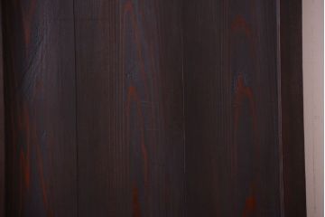 古民具・骨董　明治期　古い木味のアンティーク帯戸2枚セット(2)
