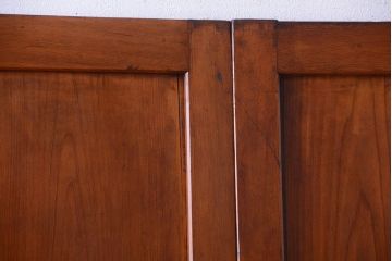 和製アンティーク　大正〜昭和期　古い木味のアンティーク帯戸3枚セット