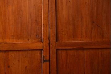 和製アンティーク　大正〜昭和期　古い木味のアンティーク帯戸3枚セット