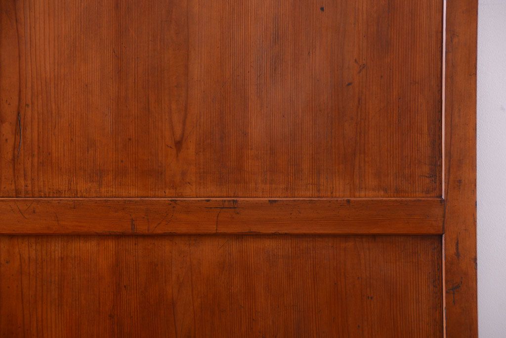 和製アンティーク　大正〜昭和期　古い木味のアンティーク帯戸3枚セット