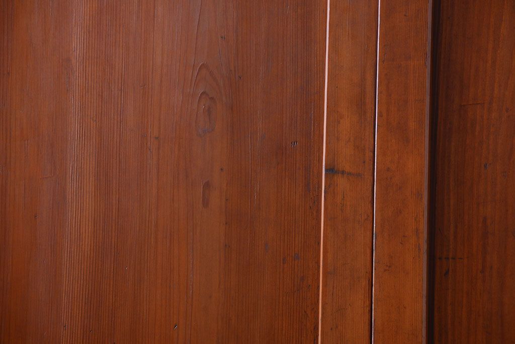 和製アンティーク　大正〜昭和期　古い木味のアンティーク帯戸3枚セット