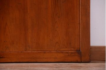 和製アンティーク　大正〜昭和期　古い木味のアンティーク帯戸3枚セット