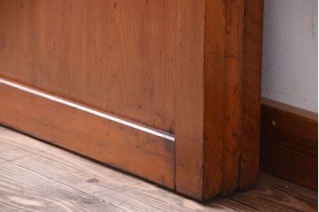 和製アンティーク　大正〜昭和期　古い木味のアンティーク帯戸3枚セット