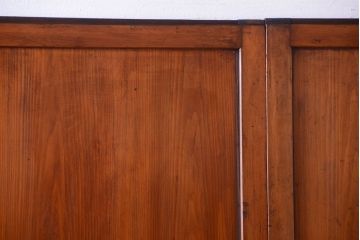 和製アンティーク　大正〜昭和期　古い木味のアンティーク帯戸3枚セット