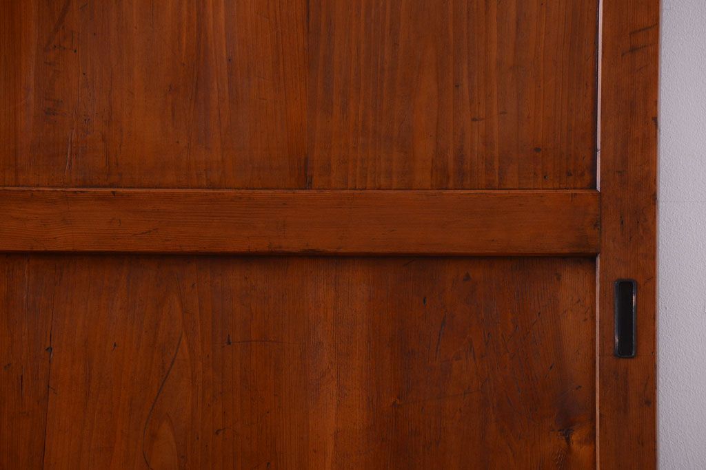 和製アンティーク　大正〜昭和期　古い木味のアンティーク帯戸3枚セット