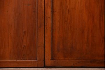 和製アンティーク　大正〜昭和期　古い木味のアンティーク帯戸3枚セット