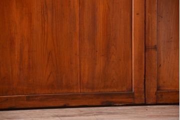 和製アンティーク　大正〜昭和期　古い木味のアンティーク帯戸3枚セット