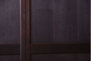 古民具・骨董　欅枠のアンティーク帯戸4枚セット
