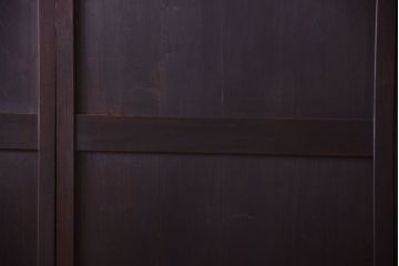 古民具・骨董　欅枠のアンティーク帯戸4枚セット