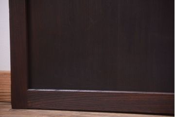 古民具・骨董　欅枠のアンティーク帯戸4枚セット