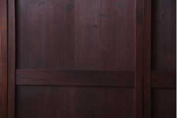 古民具・骨董　欅枠のアンティーク帯戸4枚セット