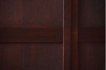 古民具・骨董　欅枠のアンティーク帯戸4枚セット