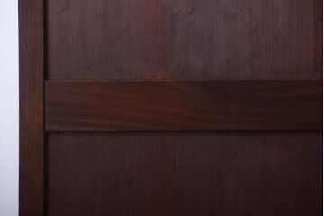 古民具・骨董　欅枠のアンティーク帯戸4枚セット