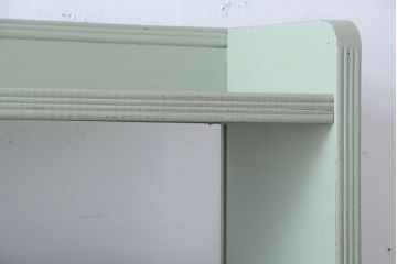 アンティーク家具　アンティークペイント　シンプルな本棚(飾り棚)(3)