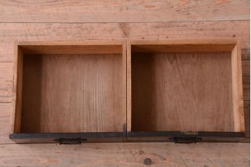 アンティーク家具　大正ロマン　当時物色ガラス入り!アンティーク本箱