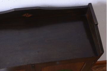 アンティーク家具　大正ロマン　当時物色ガラス入り!アンティーク本箱