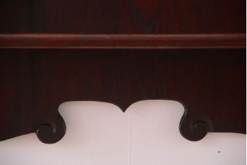 アンティーク家具　和製アンティーク　明治〜大正期　総欅材!壁掛け飾り棚(2)